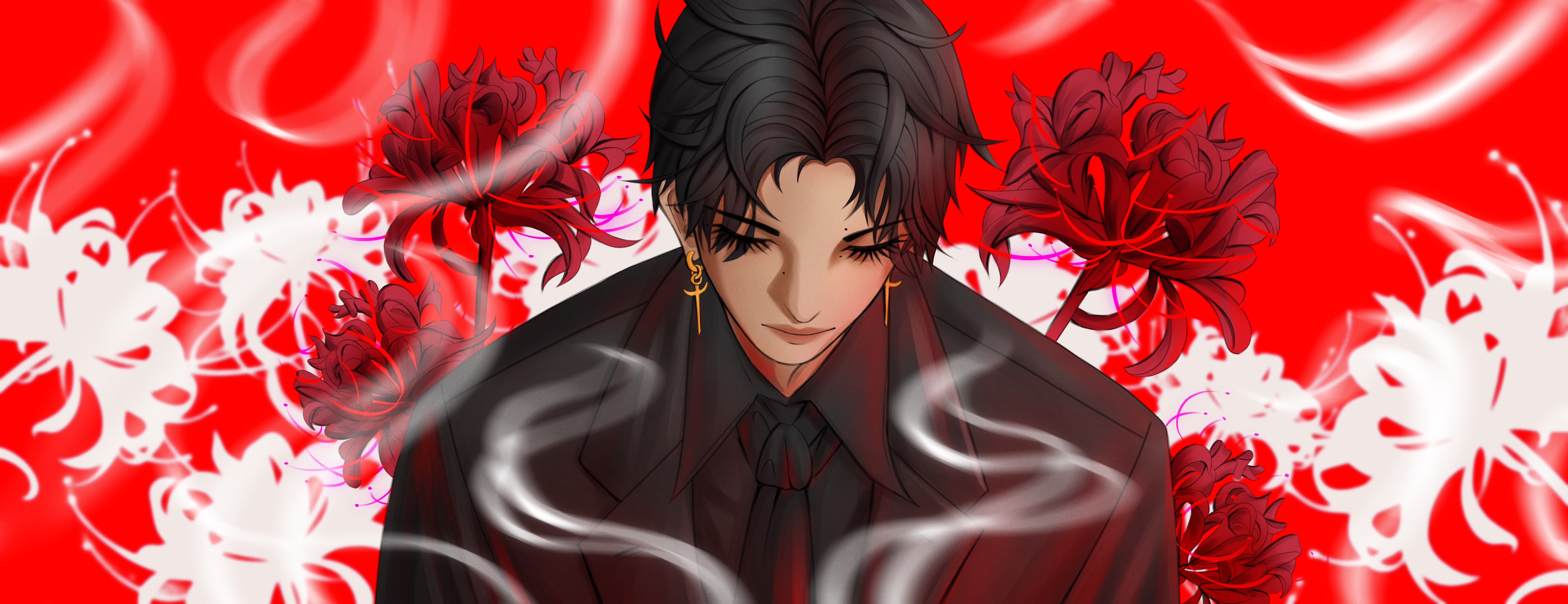 Red Bloom animated banner